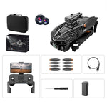 LinkMejor A16 PRO MAX GPS 5G WiFi FPV with HD Dual Camera Servo Gimbal 360° Intelligent Obstacle Avoidance Optical Flow Hover Brushless Foldable RC Drone Quadcopter RTF