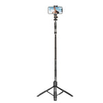 LinkMejor L16 1575mm Wireless Selfie Stick Tripod Stand Foldable Monopod for Gopros Action Cameras Smartphones Selfie Live Streaming