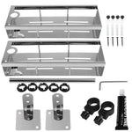 Storage Rack Corner Rotating Hanging Gripper Strip Wall Holder Cabinet Kitchen