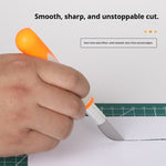 50 Pcs Aluminum Non Slip Handle Craft Knife Set SK2 Carbon Steel Versatile Precision Cutting Tools Engraving Art Supplies Compact Storage Case Crafting Tool Set