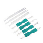 LinkMejor 7pcs Comb Pick Stainless Steel Lock Tool Locksmith Tool for House Lock Picks