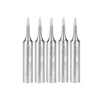 LinkMejor 5pcs 900M-T-1C Solder Iron Tips set For 936/937 Soldering Station Etc