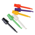 LinkMejor 6Pcs Multimeter Lead Wire Kit SMD IC Hook Test Clip Probes Cable