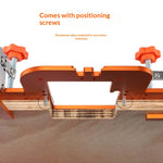 LinkMejor Woodworking Router Corner Radius Template Aluminium Alloy Handle-Free Grooving Arc Angle Positioning Jig R20-R35 Corner Radius