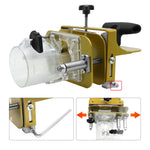 Mortising Jig for 65mm Trimming Machine 2 In 1 Slotting Bracket Invisible Fasteners Punch Locator Linear Track Woodworking Tool