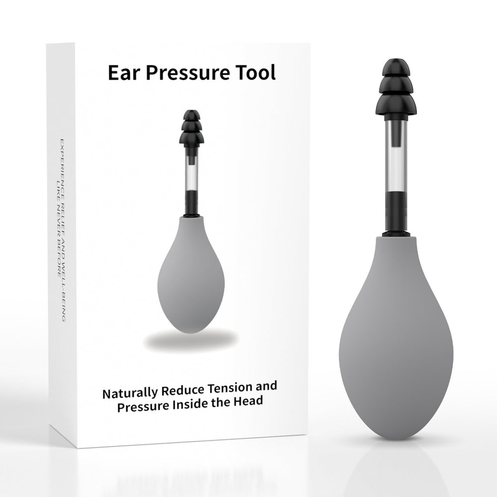 LinkMejor Ear Pressure Massage Tool Migraine&Headache Fast Comfort Multi-Layer Ear Tip Portable Ear Pressure Relief Device for Home Office Travel