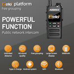 LinkMejor GP-268 Walkie Talkie Zello POC Network Bluetooth WIFI 4G SIM Card Android Long Range Communicator
