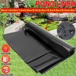 LinkMejor PVC Garden Fish Pond Liner Anti-Seepage Waterproof Heavy Duty Membrane Reinforced Landscaping Furniture Dust Cover