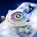 H7 Smart Semiconductor Phone Cooler Radiator with Ai intelligent Temperature Control Digital Display RGB Light Magnetic Clip