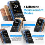 LinkMejor WMT-10 Moisture Meter 2.4 Inch TFT Screen High Precision 0.1% Resolution Rechargeable Battery for Wood Wall Tester