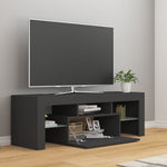 TV Cabinet with LED Lights Gray 47.2"x13.8"x15.7"