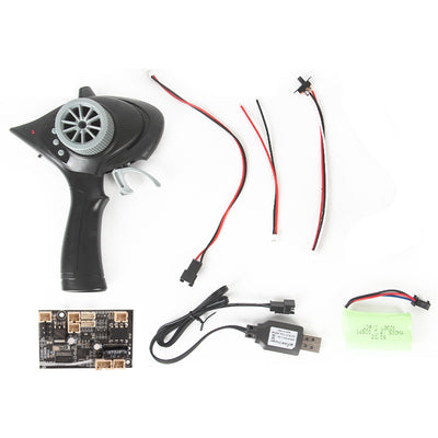 LinkMejor A86 A86P 1802 WPL D12 D22 D32 MNRC MN68 1/16 1/18 RC Car Parts Transmitter Battery Receiver Board USB Cable w/ Gyro Set Drift Vehicles Models Accessories