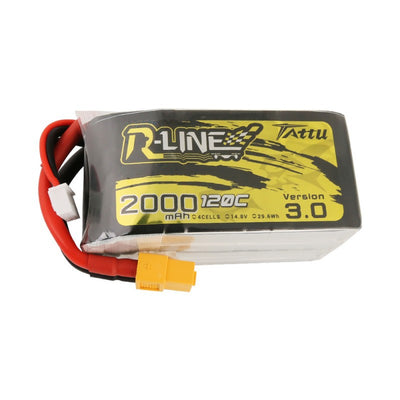 LinkMejor 14.8V 2000mAh 120C 4S Lipo Battery XT60 Plug for RC Racing Drone