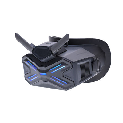 LinkMejor 4.5" 1080P 60Hz Full HD FPV Goggles, Detachable VRX, 5.1-5.9GHz, HDM1 In/Out,  Dual 3dBi+8dBi Antenna, 50° FOV, 512GB Recording For RC Drone Racing & Freestyle FPV