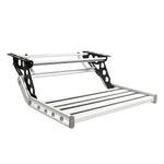 Aluminum Alloy Folding RV Step Model DX0109 Anti Skid Telescopic Single Layer Pedal Lightweight Compact Design Maximum Load Capacity 150kg Easy Installation