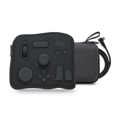 TourBox NEO Custom Controller for Photo Video Editing Color Grading Ilustration Mac/Windows Photoshop Lightroom Premiere Illustrator for Davinci Resolve After Effects Final Cut Pro Keyboard