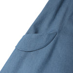 LinkMejor Women Fashion Denim Overalls Dress Summer Sleeveless Casual Loose Sundress Solid Color Maxi Dress With Pockets