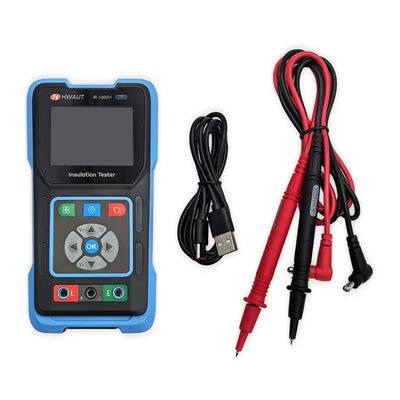 LinkMejor IR-1000H Digital Insulation Tester 1000V 10GOhm 2.4-Inch Color LCD Megohmmeter With IR VR PI DAR Type-C Rechargeable Megge Meter