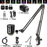 XHU6001 4K Digital Microscope for HDMI Camera 160X  Sony IMX415 Sensor Magnification USB Output High Brightness Adjustable Light Source Long Working Distance Plug and Play Photography Video Recording