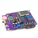FM Radio DIY Electronic Kit Adjustable Frequency 87-108MHz Digital Display DIY Soldering Project Practice Solder RDA5807S