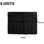 Chisel Carrying Case Canvas Pocket Tool Roll Holder Wrench Pouch Organizer For Knife Hammers Gouges Carpenter