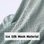 4pcs Men's Boxers Ice Silk Mesh Boxers Shorts Comfortable U Convex Pouch Underwear Loose Breathable Boxers Underpants Male Panties