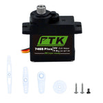 LinkMejor 7465Plus 7.5kg Metal Gear Digital RC Servo for High-Speed Fixed-Wing RC Helicopters 1/8 1/10 Remote Control Car Models