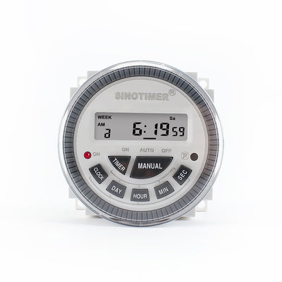 TM-619sH 10A Precision Digital Weekly Programmable Timer Switch  Replaceable Battery  Small Size