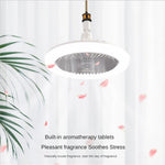 E27 Ceiling Fan Light Brightness & Color Temperature Dimmable 3-Speed Wind with Remote Control for Living Room Dining Room