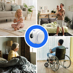 LinkMejor QF011 2MP 1080P Smart Pet Robot Camera Baby Monitors Smart Home Presence Detection Remote APP Control Monitor Night Vision Two-way Intercom Preventing Collisions Cat Toy Ball Recgmesotion Tracking Camera Anti-theft Machine