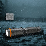 Nicron B70 1200LM 90 Degree Rechargeable LED Flashlight Black Headlamp Magnet Clip Handfree Ultra Bright LED Torch Headlight