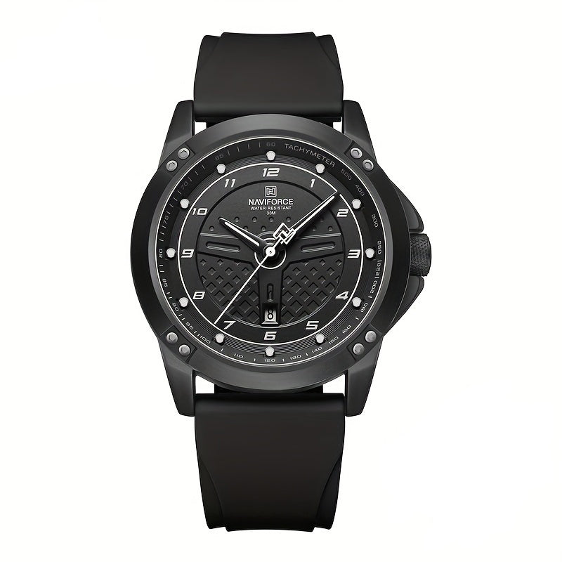 LinkMejor Men Silicone Strap Quartz Watch Waterproof Sports Digital Wrist Watch Casual Luminous Electronic Watch for Men