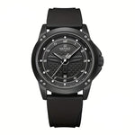 LinkMejor Men Silicone Strap Quartz Watch Waterproof Sports Digital Wrist Watch Casual Luminous Electronic Watch for Men