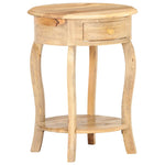 Side Table 14.6"x14.6"x24" Solid Mango Wood
