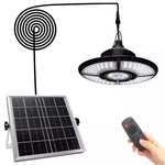 Solar Pendant Light Outdoor Indoor Split Remote Timing Dimmable Solar Lamp Foldable Sunlight Garage Garden Solar Shed Light