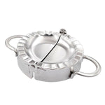 Stainless Steel Pastry Tool 2x Dumpling Maker Mould + Flour Ring Cutter 3pcs/Set