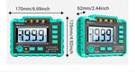 LinkMejor Green Color MH14 Ground Resistance Megohm 1999 Conuts Meter Testers Megohmmeter Voltmeter Ohm Detector without BatteryTool