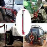 [USA Direct] High Lift Ratchet Off Road Farm Jack 6000LBS/3 Ton Load Capacity 60" Maximum Lifting Height 4.72" to 51.18" Lifting Range