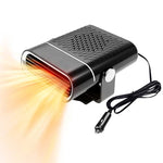 150W 12V Portable Car Heater 2 in 1 Heating Cooling Electric Fan 360° Adjustable Defrosting Demist