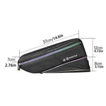 LinkMejor Waterproof Bicycle Frame Bag Expandable Storage Lightweight 0.2kg Reflective Safety Bike Top Tube Pouch Cycling Accessories