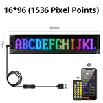 Smart Bluetooth Flexible LED Pixel Screen Strip 5V USB DIY Graffiti Logo LED Matrix Pixel Scrolling Display Advertising Light