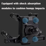 LinkMejor 360° Rotation Adjustment 4.7''-7.0'' Shockproof Bicycle Phone Holder for Motorcycle Bike Handlebar Rearview Mirror Mount