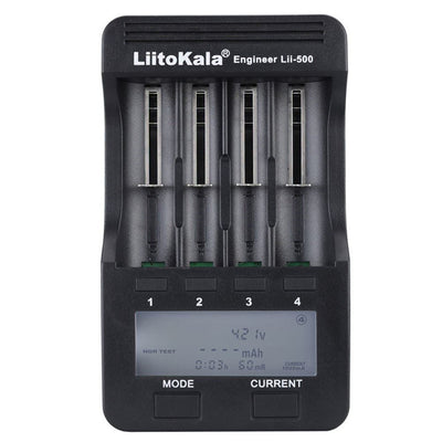 LiitoKala Lii-500 LCD Display Intellegent Battery Charger for 18650 26650 AA AAA Flashlight Cells Can Test The Battery Capacity
