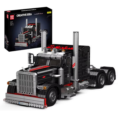 Mould King 10037 The American Truck Building Block Assembly Kit Car Brick Set New Technical Car Toys 1797PCS Kids Christmas Gift