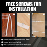 2PCS Table Saw Crosscut Sled Miter Bars with Pre-drilled Holes 3/4" x 3/8" x 17" Precise Woodworking Cuts Easy Installation