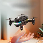 LinkMejor S166 Removable 2 Batteries Design Climb Wall Flat Running AIR Flying Modes with Gradient Lighting 360° Stunt Roll Grid Full Protection Child Gift RC Toys Drone Quadcopter RTF