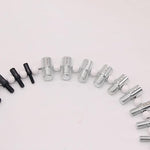 26PCS Thread Checker Set Metric and Inch Sizes Durable Comprehensive Coverage DIY Tool