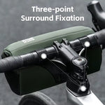 LinkMejor Bicycle Front Tube Bag 2.2L Large Capacity Handlebar Waterproof Multifunctional Portable Shoulder Bag For Cycling