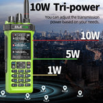 LinkMejor BJ-9000 10W Walkie Talkie GPS APRS CB Radio 27MHz Professional Mobile Transceiver with Bluetooth Aviation Band Shortwave AM FM Receiver SW MW LW Radio for Car Truck