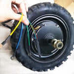 LinkMejor 60V 38.4Ah 2800W 11 inch Electric Scooter Hub Motor Front/Rear Drive Brushless Motor with Vacuum Off-Road Tires for LinkMejor TI30 Replacement